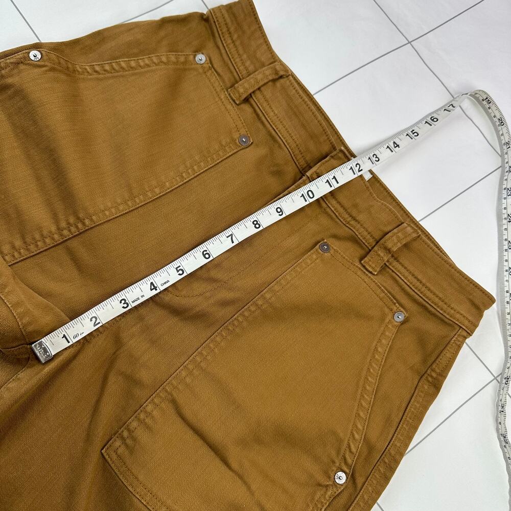 Gap Pants Womens 6 Bronze Brown Barrel Khaki Utility Cotton Blend High Rise - Picture 9 of 12